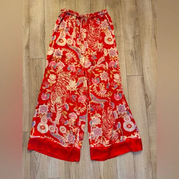 Free People Red Floral Pajama Set - Picture 11 of 11